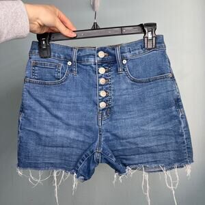 Madewell High Rise Denim Shorts -25